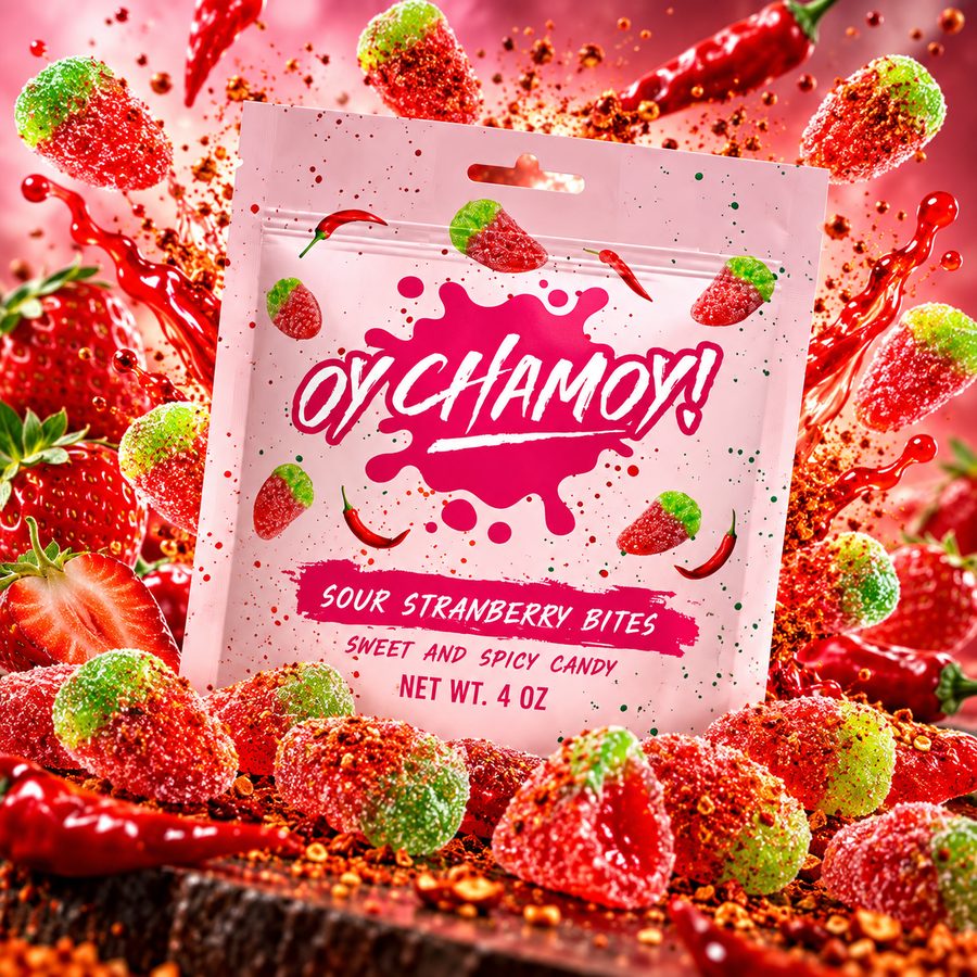 OyChamoy! Sour Strawberry Bites