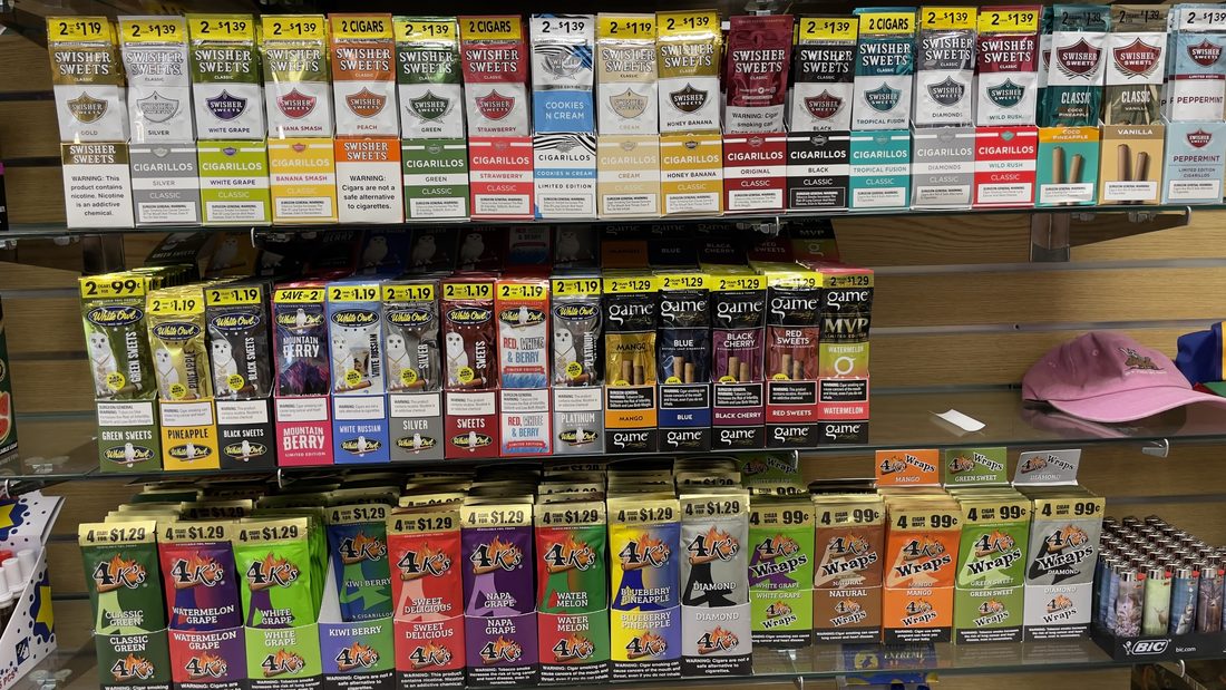 Tobacco and wraps selection